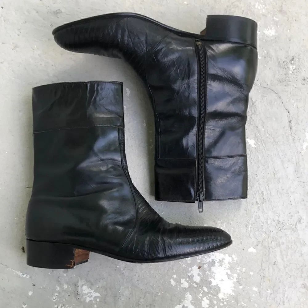 Vintage leather boots   